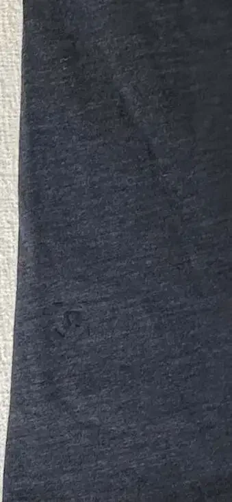 Lululemon Men's Large Long sleeve Crewneck T-Shirt Heather Blue athletic work - Picture 8 of 9